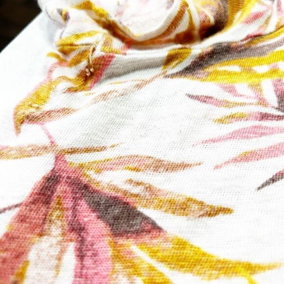 Sigrid Olsen Women’s 100% Linen Floral Short Sleeve Top Size 1X - Picture 9 of 10